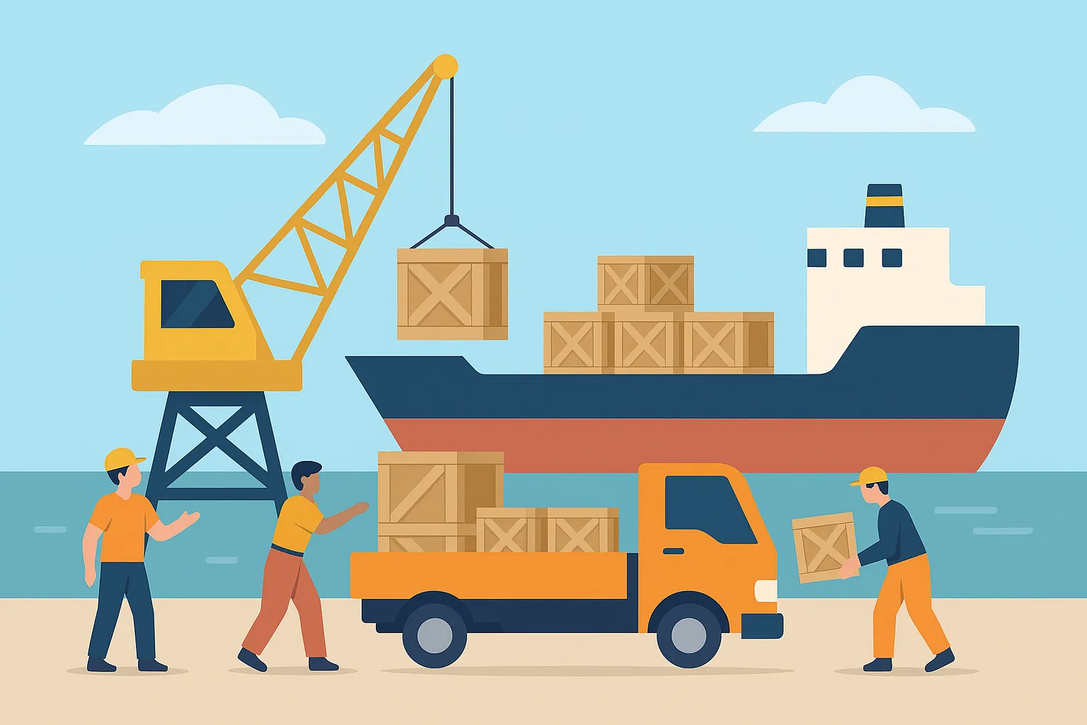 FOB (Free On Board) – Paling Direkomendasikan untuk Pemula