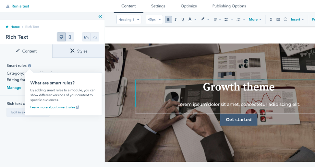 HubSpot Landing Page Builder (Free Tier)