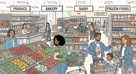 Nama Supermarket Aesthetic