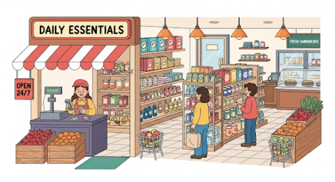 ide nama minimarket