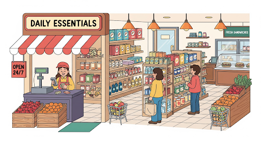 ide nama minimarket